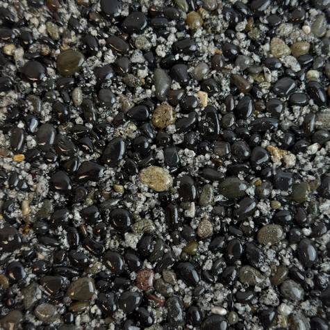 Anthracite resin sample